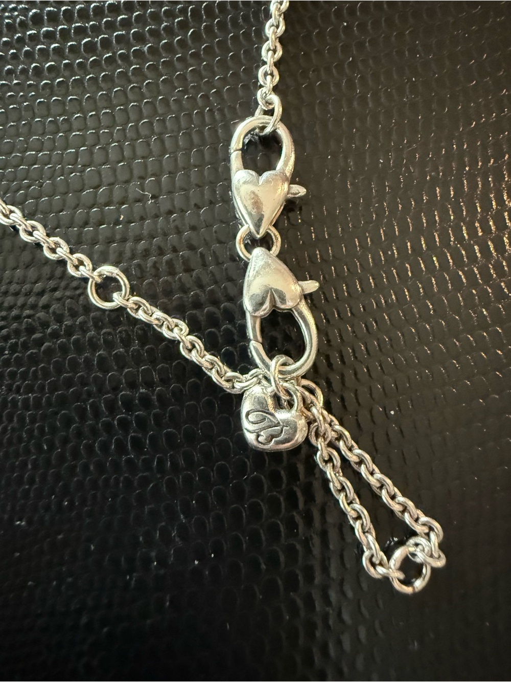 Brighton Silver Swirl Bar Pendant Necklace - Picture 6 of 6